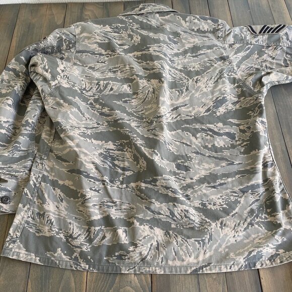 USGI Air Force Tiger Stripe Camo Airman Battle Uniform ABU Jacket 48R (P8) - Picture 7 of 7